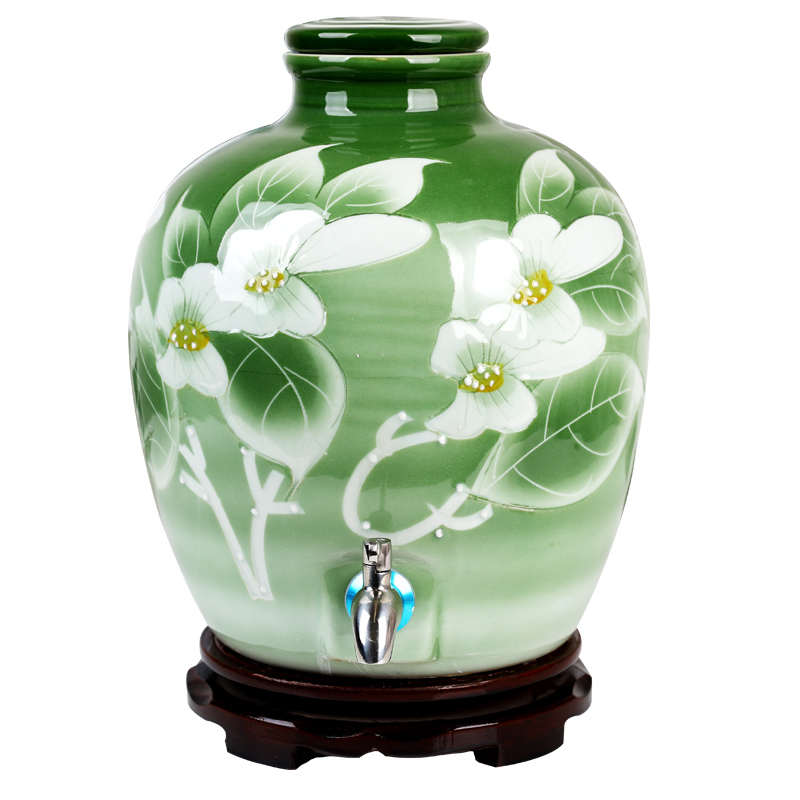 陶瓷酒坛家用10斤20斤50斤酒缸酿酒瓶密L封泡酒坛景德镇瓷坛子酒