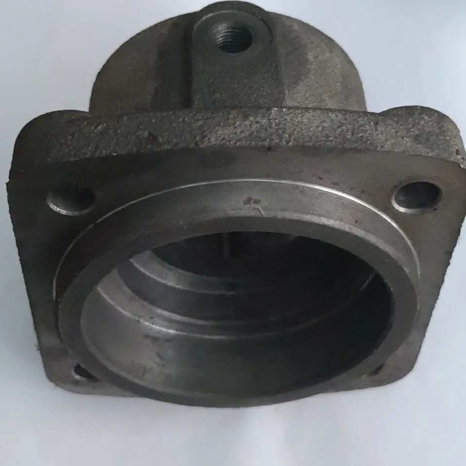 新源65/75胶轮式挖掘机 分动箱D下箱法兰盖 传动下箱上盖法兰盘