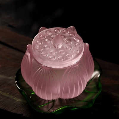 极速佛堂圣物七宝琉璃供杯供佛观音圣水杯莲花供T水杯大悲水贡杯