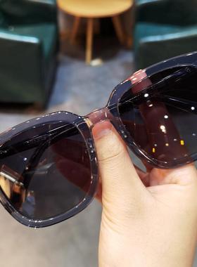 极速克萝心太阳眼镜男女潮新款文艺复古板材大框开T车太阳眼镜抗U