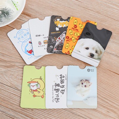 极速4Pcs dCute RFID Anti-degaussing Bank Card Holder ID Card