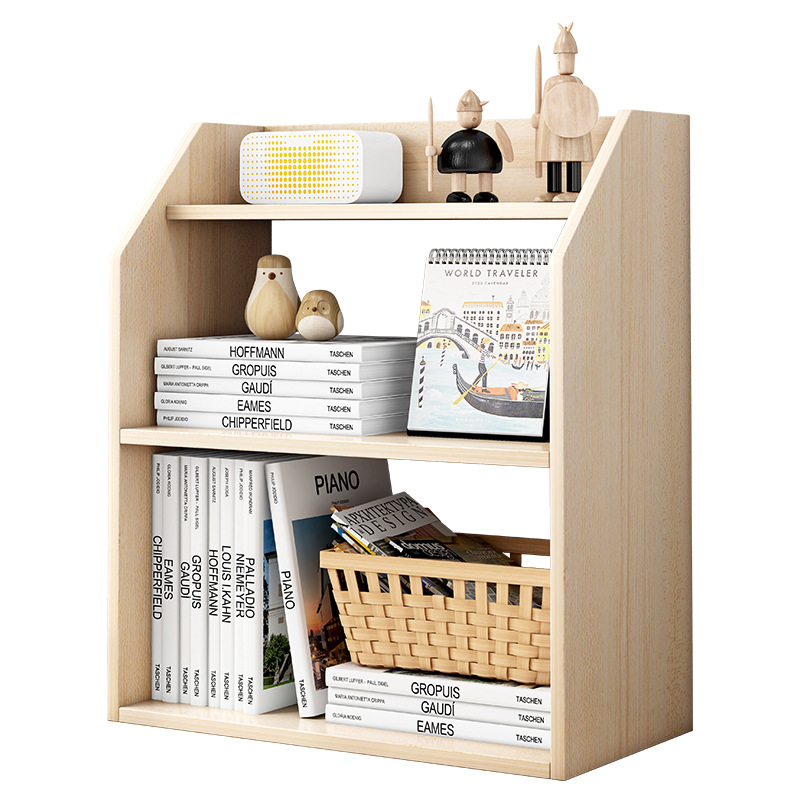 极速桌上书架学生办公家用置物架简约小书柜N省空间简易多层桌面