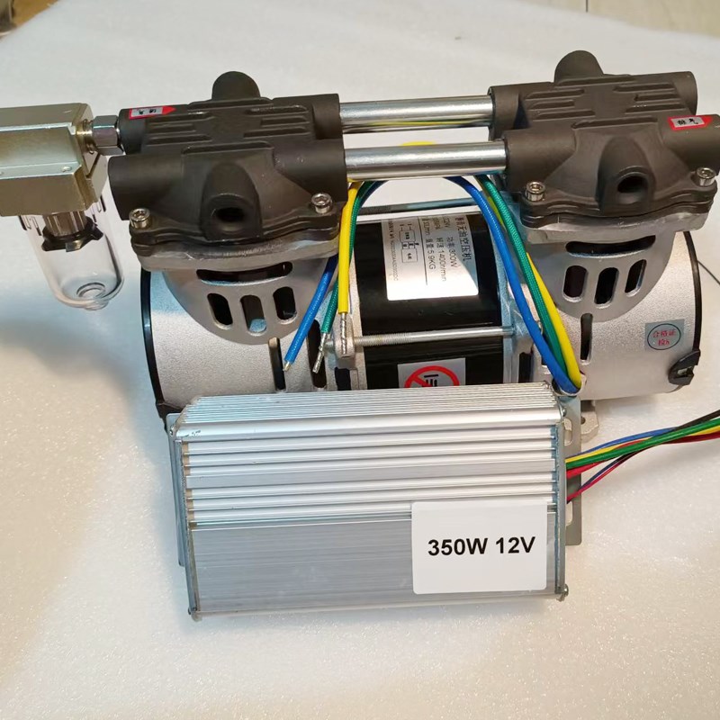 极速新品新品可携kf式小型直流空压机低噪静音无油充C气泵真空压