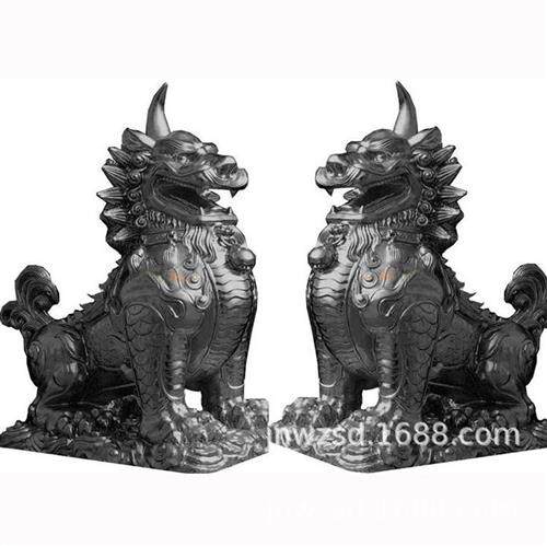 嘉祥石雕大青龙厂家兽青龙白虎雕塑价格景观石龙石虎图片