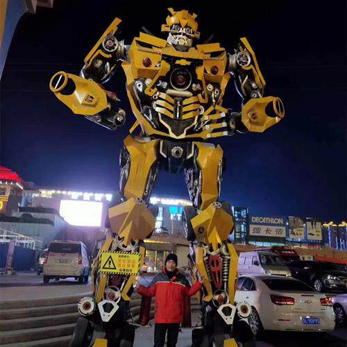 大小型铁艺变形金刚模型金属摆件机器人/机甲成品/变