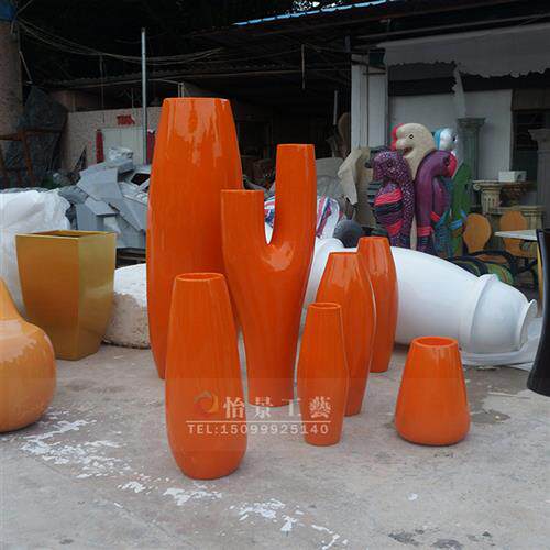 玻璃钢树枝树丫造型花盆商场酒店装饰欧式玻璃钢花盆花艺布置