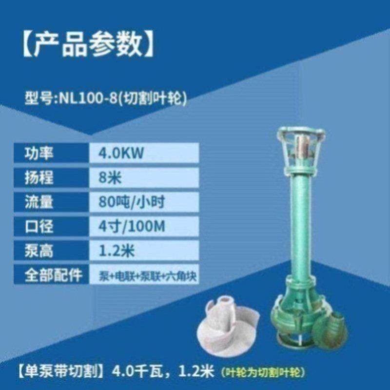 液下长杆污水泥浆泵 高q扬程抽200米远 耐用不堵塞 大流量NL泥浆,五金/工具,水泵,淘宝优惠券,粉丝福利购,淘宝优惠卷