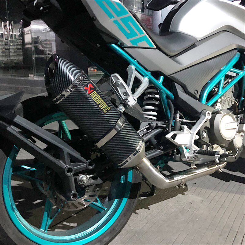 适用于春a风250NK排气管 春风250SR改装钛合金回压前段炸街排气管