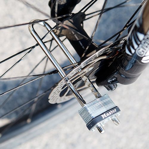 玛斯特橱柜锁U型柜子锁不锈钢w锁鞋柜长梁加长横开挂锁517MCND