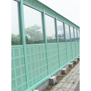 车间降噪隔音墙户外空调机组隔音屏小区工K厂吸音板高速公路声屏