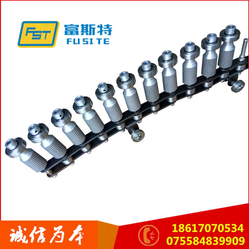 50.8自动喷涂输送链条w 双节距c2082H工业传动链条