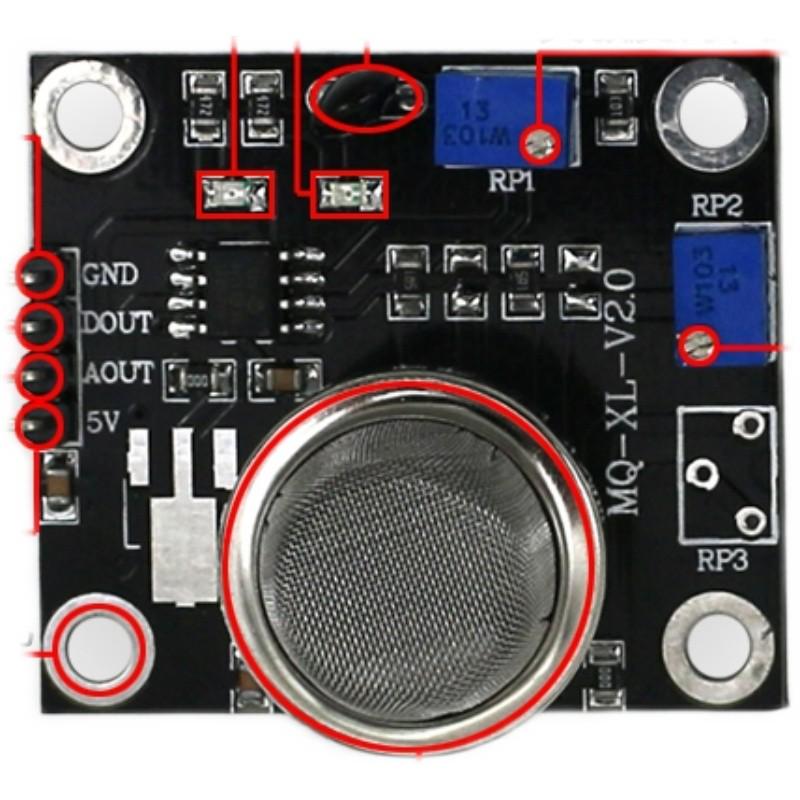 2SH12二氧化硫检测 半导体型SO2气体传感器模块 定Z性检测质量