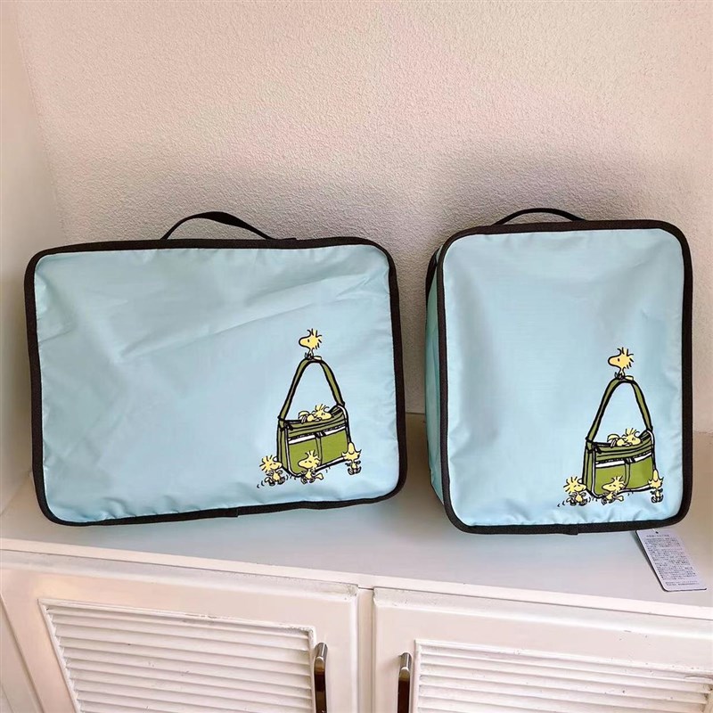 英文不同14i36洗漱包收纳包行李整理袋衣袋中小一套2个