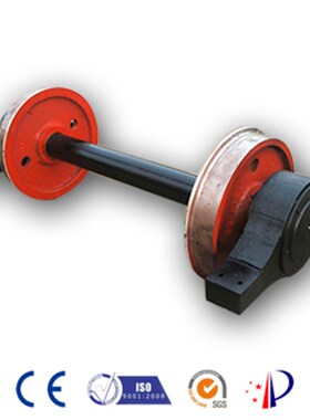 厂家报价双边车轮700190双轮缘B大车驱动轮 铸钢55#坚固耐用车