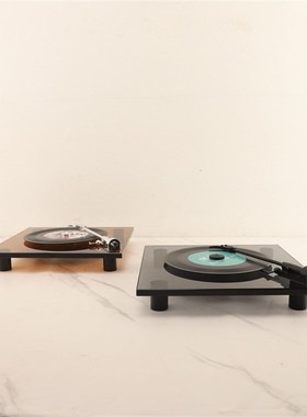 欧式创意水晶黑胶唱片机摆件样y板房酒柜卧室书房客厅玄关家居饰