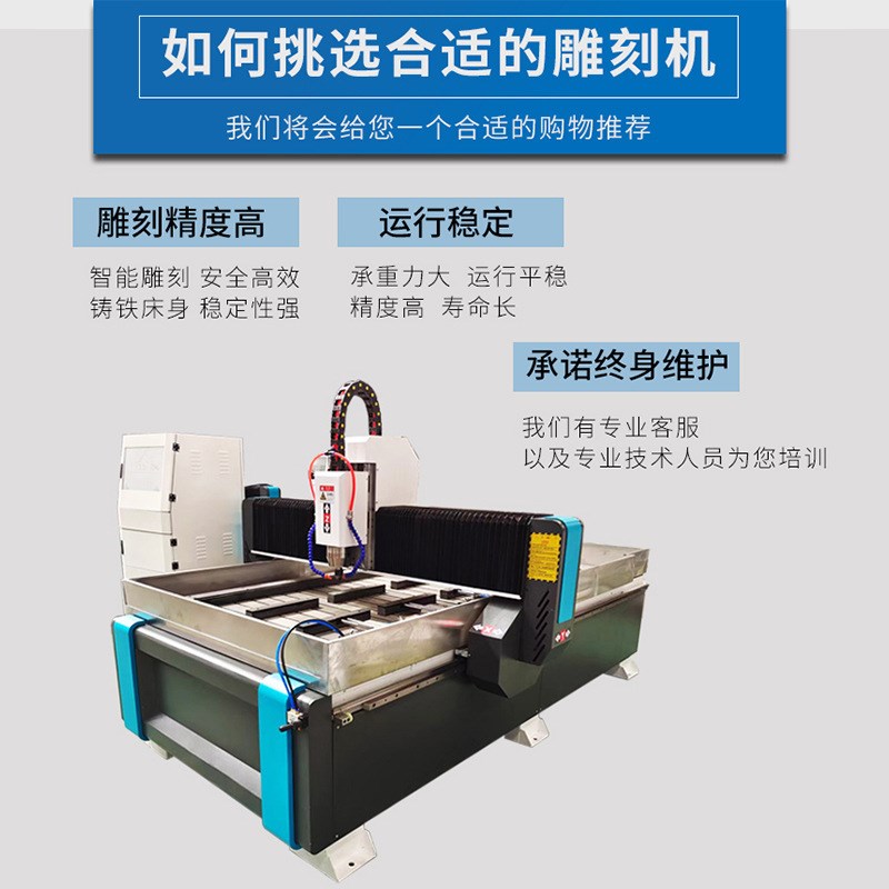 石英石橱柜岩板石材数控加工中心 开H孔后圆弧台中盆磨边雕刻机