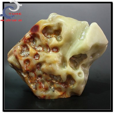 寿山石天然原石 国石真品 芙蓉石 花开富贵原石摆件【W裕和轩】C3