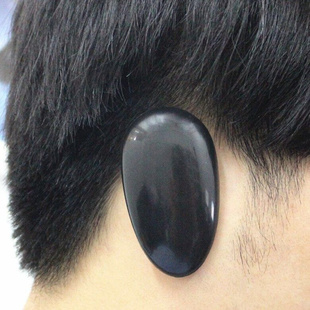 10对装 发廊染发耳朵保护套理发店焗油专用护耳套加厚耳罩美发工具