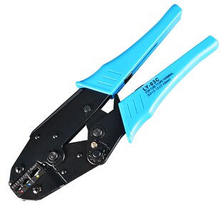 施米斯欧式预绝缘端子压接钳棘轮式C压接钳压线钳冷压接线端子钳H