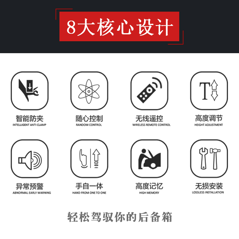 适于风神AX7电动尾门改装景逸vX5智能后备箱风光58Q0PRO/风神奕炫