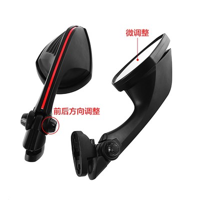 摩托车仿赛改装NMAX155 R3v R6 阿普利亚GPR250R/150R后视镜