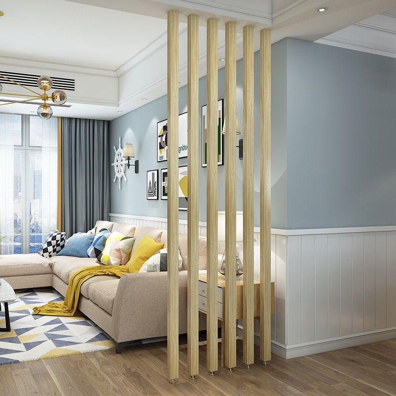 北欧实木屏风隔断墙家用客厅原木简E约中式免打孔玄关立柱竖木条,商业/办公家具,置物架/陈列架/储物架/展示架,淘宝优惠券,粉丝福利购,淘宝优惠卷