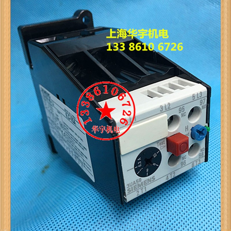 3UA59热过载继电器 3UA5940-1J -2D   6.3-10A 2U0-32A 配3TB