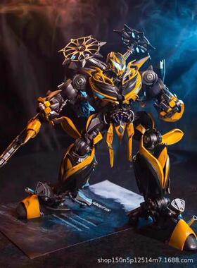 现货Comicave变形金刚大黄蜂双头雕CS/合金可动模型手办玩
