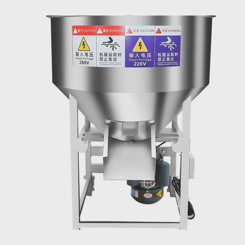 304不锈钢拌料机饲料拌药养殖设备大小型O饲料搅拌机包衣化肥