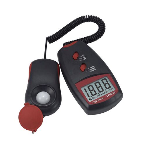 LX1010B 3 Range Digital LCD 1-B100,000Lux Lux Meter Photomet