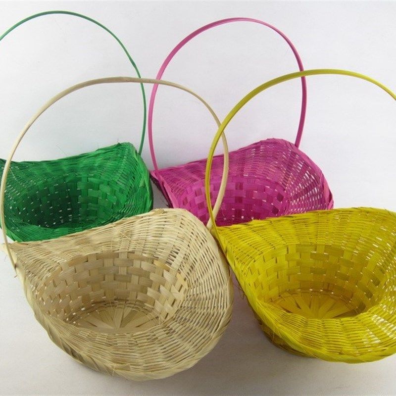 新款7quotg;水果篮花篮藤编手提篮小花篮婚庆花篮迷你花篮装篮子,家居饰品,花篮,淘宝优惠券,粉丝福利购,淘宝优惠卷