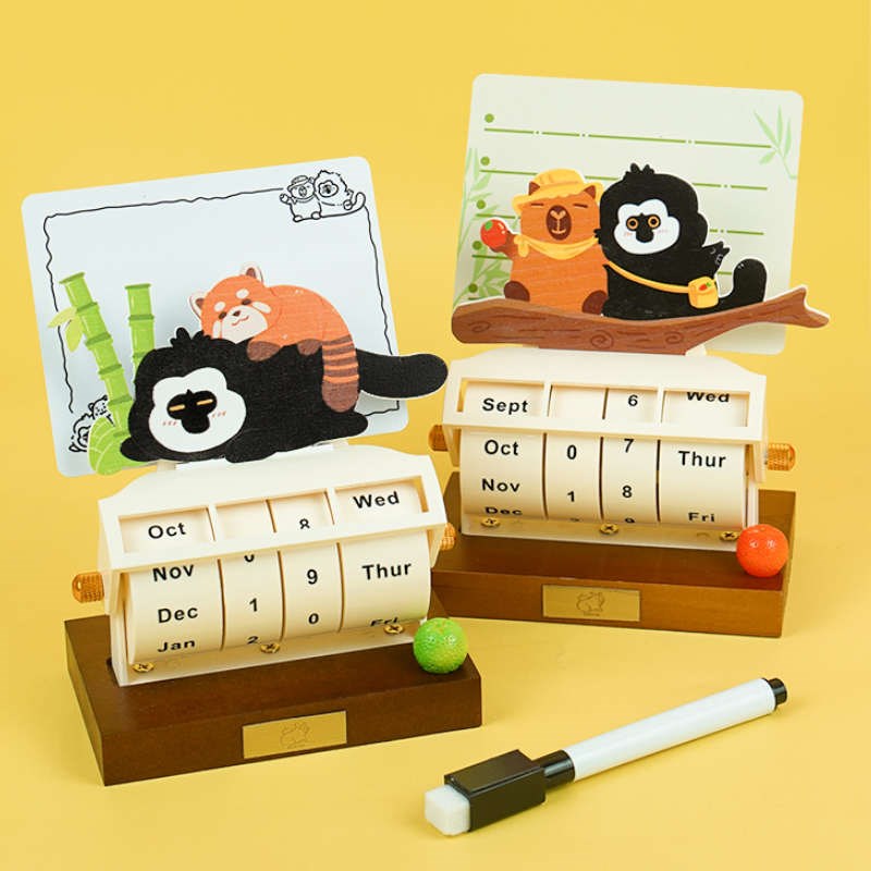 水豚卡皮巴拉猴杜杜桌面日历摆件送女生闺蜜实用T创意情人生日礼