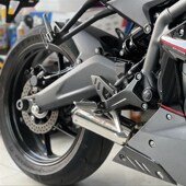 凯越45a0RR原厂外观阀门排气全段碳纤维R6同款 底排侧排竞技天蝎SC