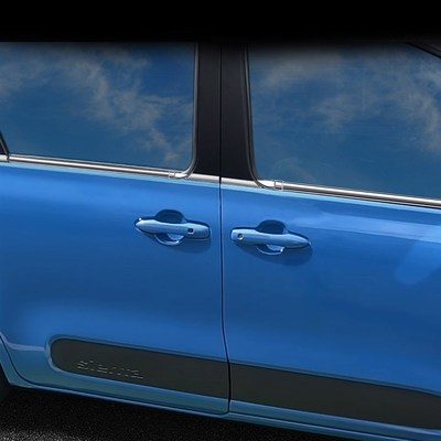 适用于22款丰田SIENTA10系 不锈钢车窗M改装车窗饰条车身亮条装饰