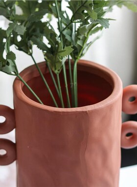 侘寂风双耳花器简板约客厅电视Z09045-6柜家样酒店房X居民宿装饰