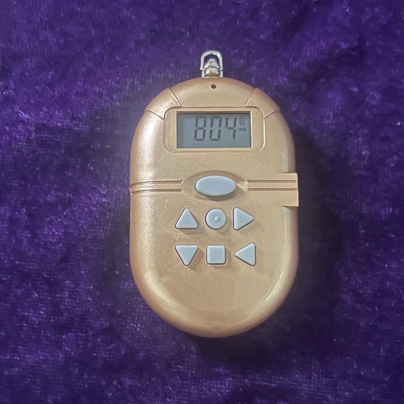 闹钟老人a专用中文语音倒计时器报时表随按随报可携式钥匙扣闹钟