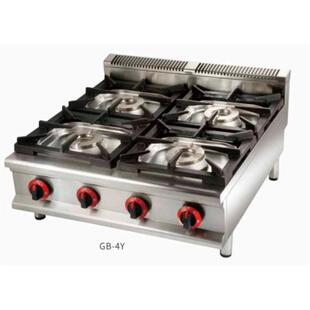 台式燃气三头锅煲仔炉美式砂锅GB-4Y四设L备西式砂炉天然气眼灶/