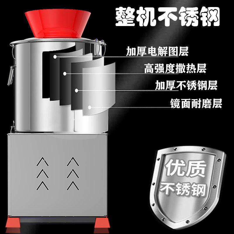 碎菜机切菜机颗粒菜陷机不u锈钢家用商用食堂剁菜绞肉机养殖刹菜
