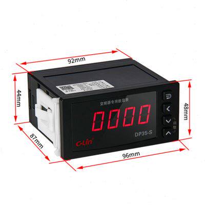 变频器专用转速表dp35s 变频器专用数显表频率表010v420ma