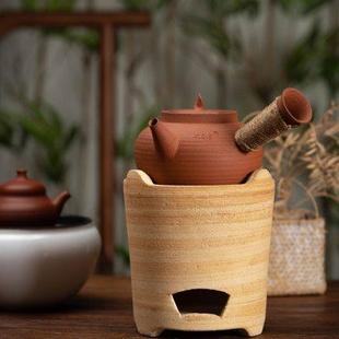室内功夫煮茶炉耐高温火炉户外家用碳炉煮茶壶套装 潮州白泥炭炉