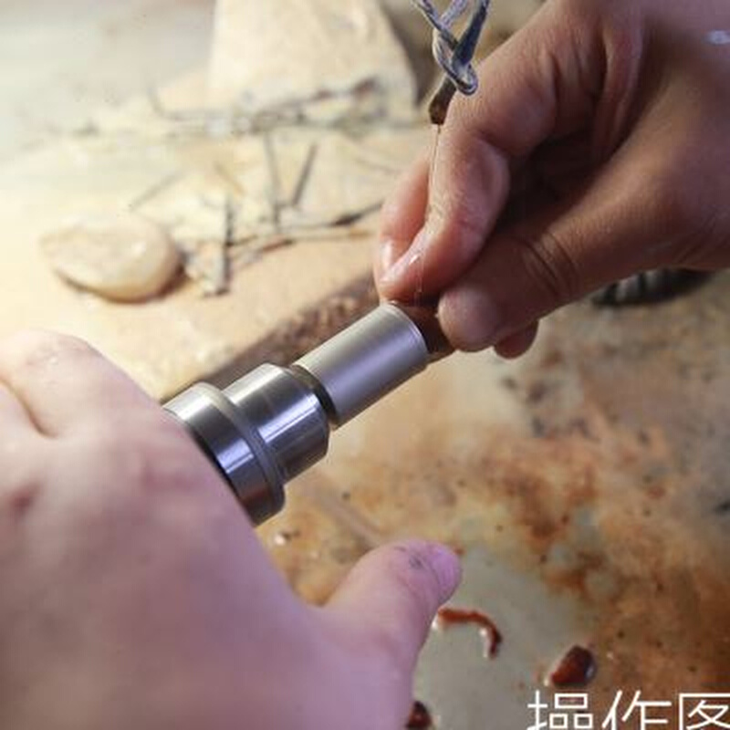 曼宇吸眼磨头窝珠器玉石蜜蜡琥珀2542大号佛珠修圆器台磨机工具