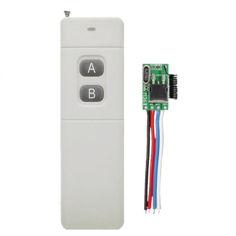 远距离大遥控9v12V24v36V单路电源电机电控锁电源LED灯具控制开关