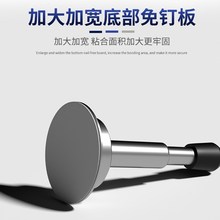 免打孔门碰不锈钢加长门档防撞卫生间门顶橡胶门挡玻璃门门吸门阻