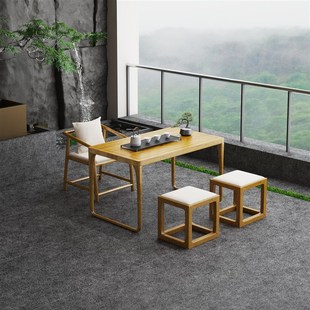 阳台茶桌茶台客厅家用泡茶桌椅组合小户型茶桌三件套 严选2024新款
