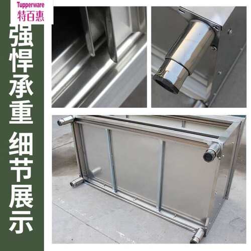 热销厨房操作台不锈钢工作台面M储物柜切菜桌子带