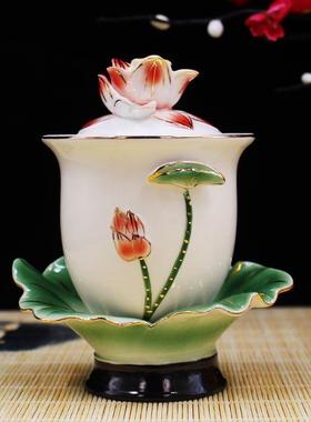 供杯净水杯 供水杯供佛杯 佛前供水杯莲花杯 大悲水供杯供佛杯