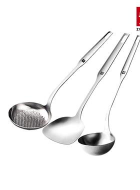 德国双人Prof锅铲汤勺漏勺厨房家用不锈钢中式锅铲炒菜铲子厨具