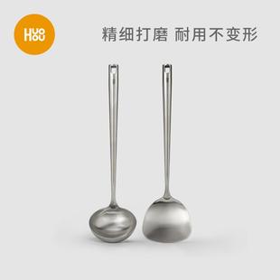 防烫加长手柄 火候不锈钢铲子加厚汤勺家用厨具铲子勺子套装