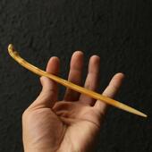 茶针 发簪 精选老玉竹竹根纯手工精工镜面7000目打磨竹器把件