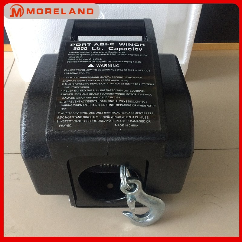 dc12v电动绞盘越野车汽车绞盘便携小绞盘拖车5000磅  船用绞盘